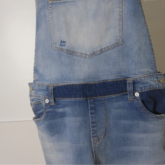 Preloved Cat and Jack denim jumpsuit size X-LARGE (14-16) - Picture 4 of 16